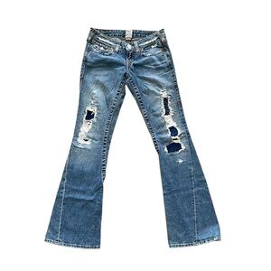 True Religion Low-Rise Flare Jeans